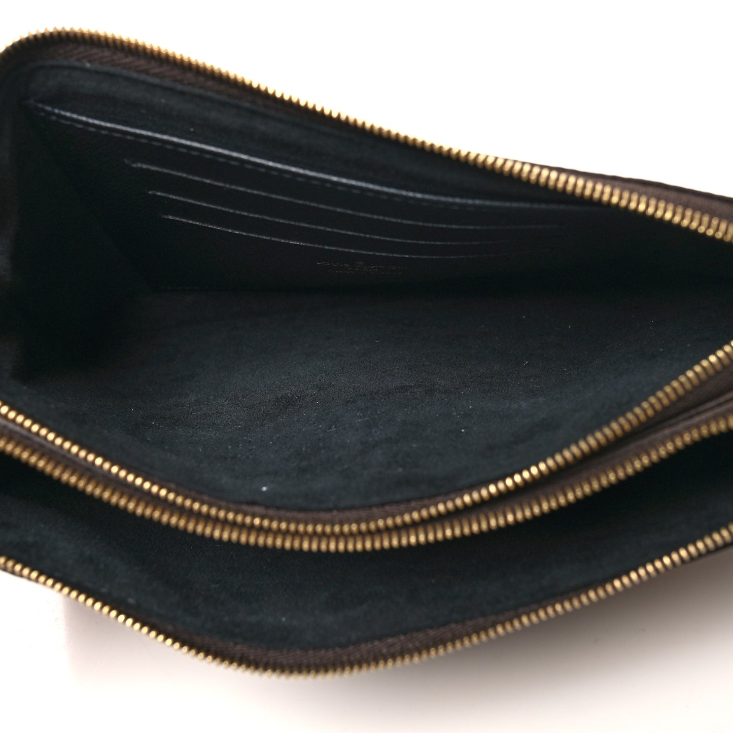 Reverse Monogram Giant Double Zip Pochette