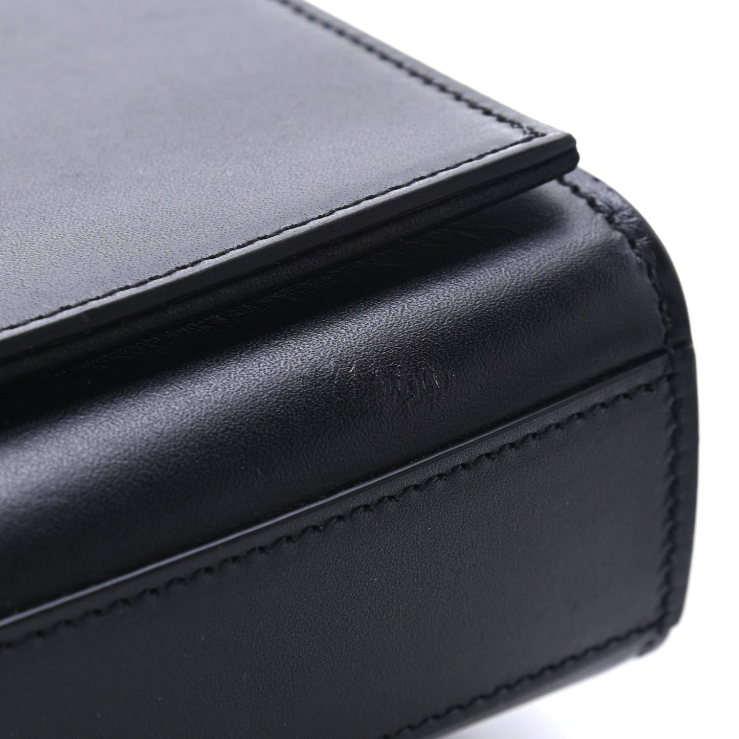 Smooth Calfskin Medium Classic Monogram Kate Tassel Satchel Black