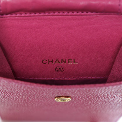 Chanel Caviar Cell Phone Crossbody Bag Pink 6 of 9