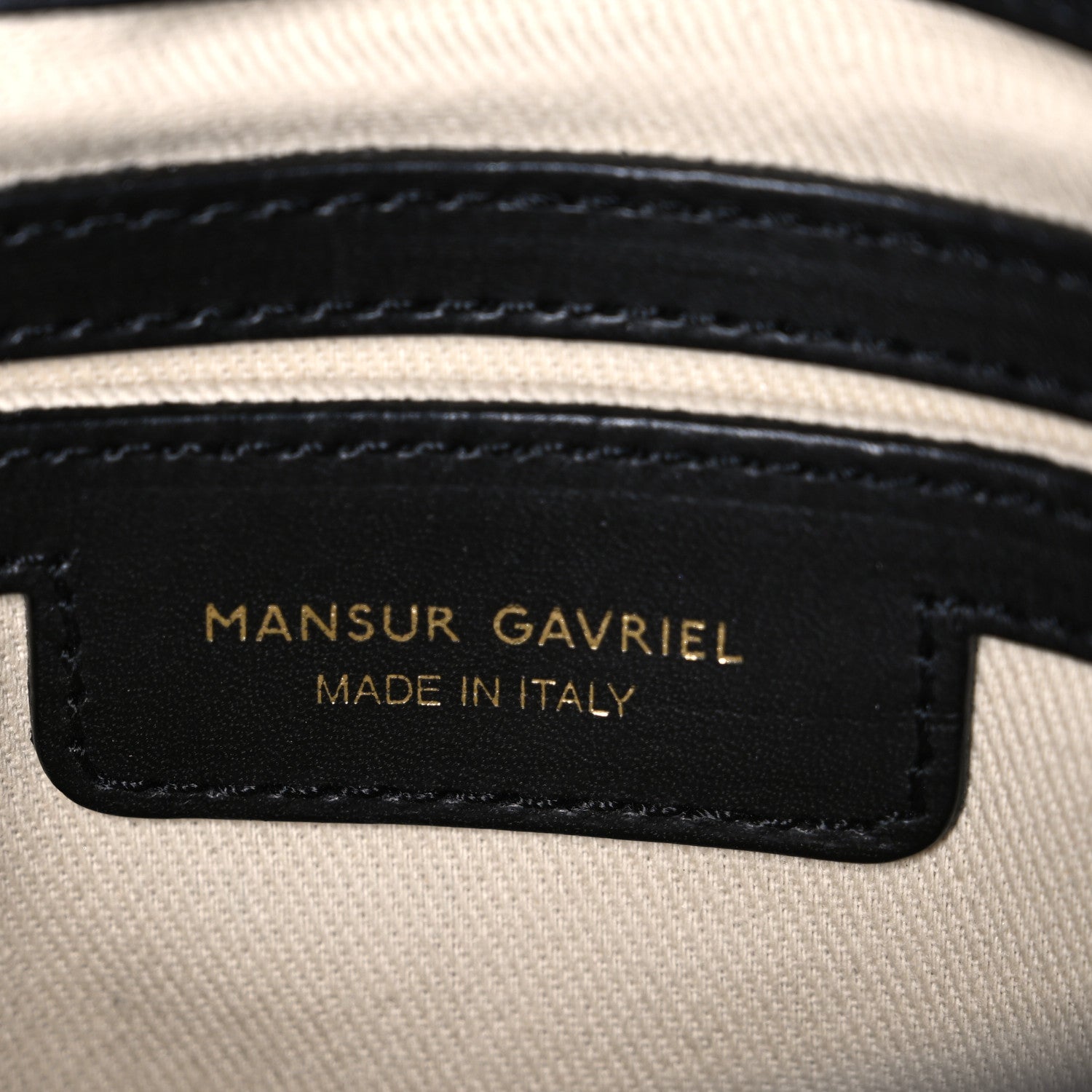 Mansur Gavriel Calfskin Flap Crossbody Bag Black 6 of 10
