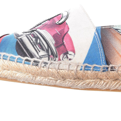 Chanel Crepe Patent CC Espadrilles 37 Multicolor Black 14 of 18