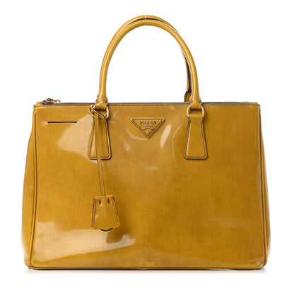 Prada Spazzolato Medium Double Zip Tote Sole Fume 1 of 17