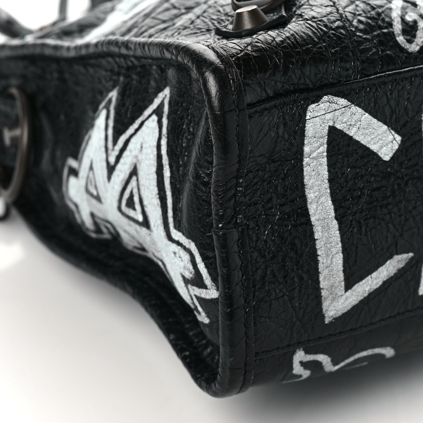 Agneau Classic Hardware Graffiti All Over S City Black
