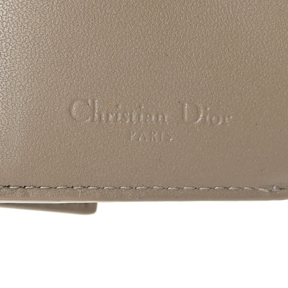 Christian Dior Lambskin Cannage Lady Dior Lotus Wallet 7 of 7