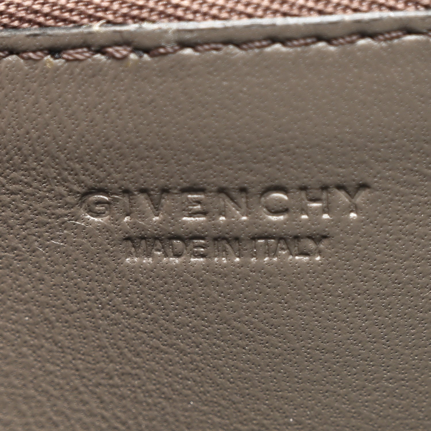 Givenchy Sugar Goatskin GV3 Zip Around Wallet Black 6 of 8