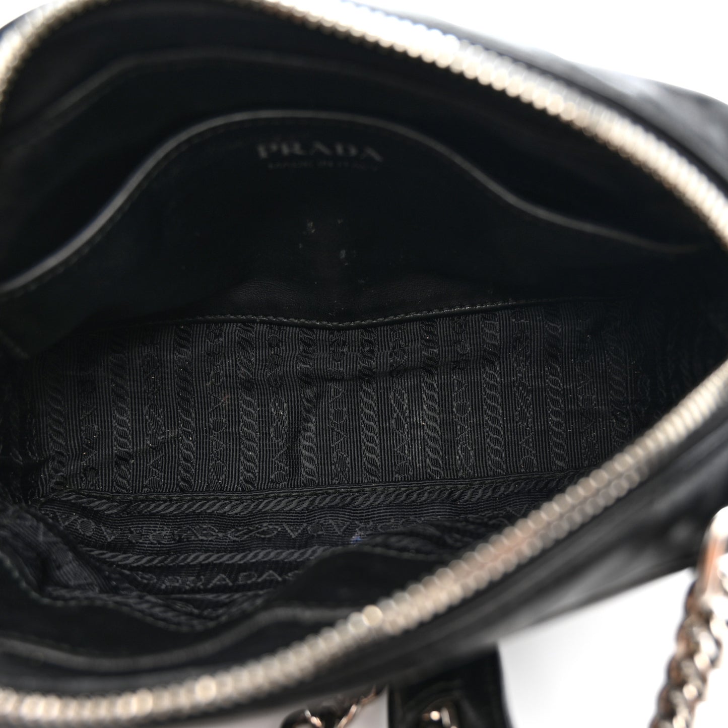 Soft Calfskin Diagramme Camera Bag Black