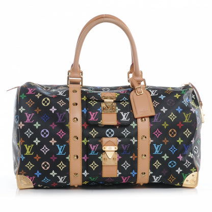 Louis Vuitton Monogram Multicolor Keepall 45 Black 1 of 7