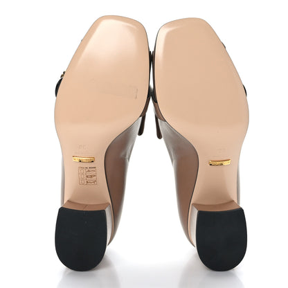 Gucci Malaga Kid Pearly GG Marmont Fringe 50mm Loafer Pumps 38 Porcelain Rose 5 of 8