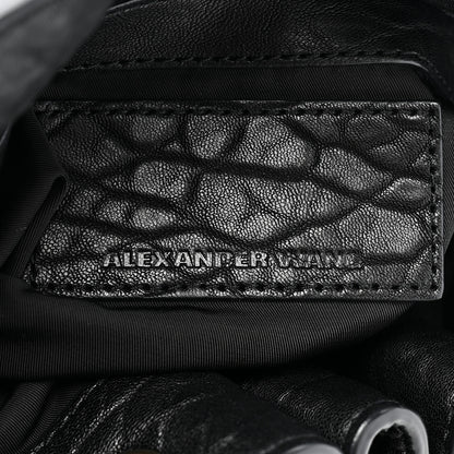 Alexander Wang Pebbled Lambskin Diego Bucket Bag Black Nickel Hardware 6 of 9