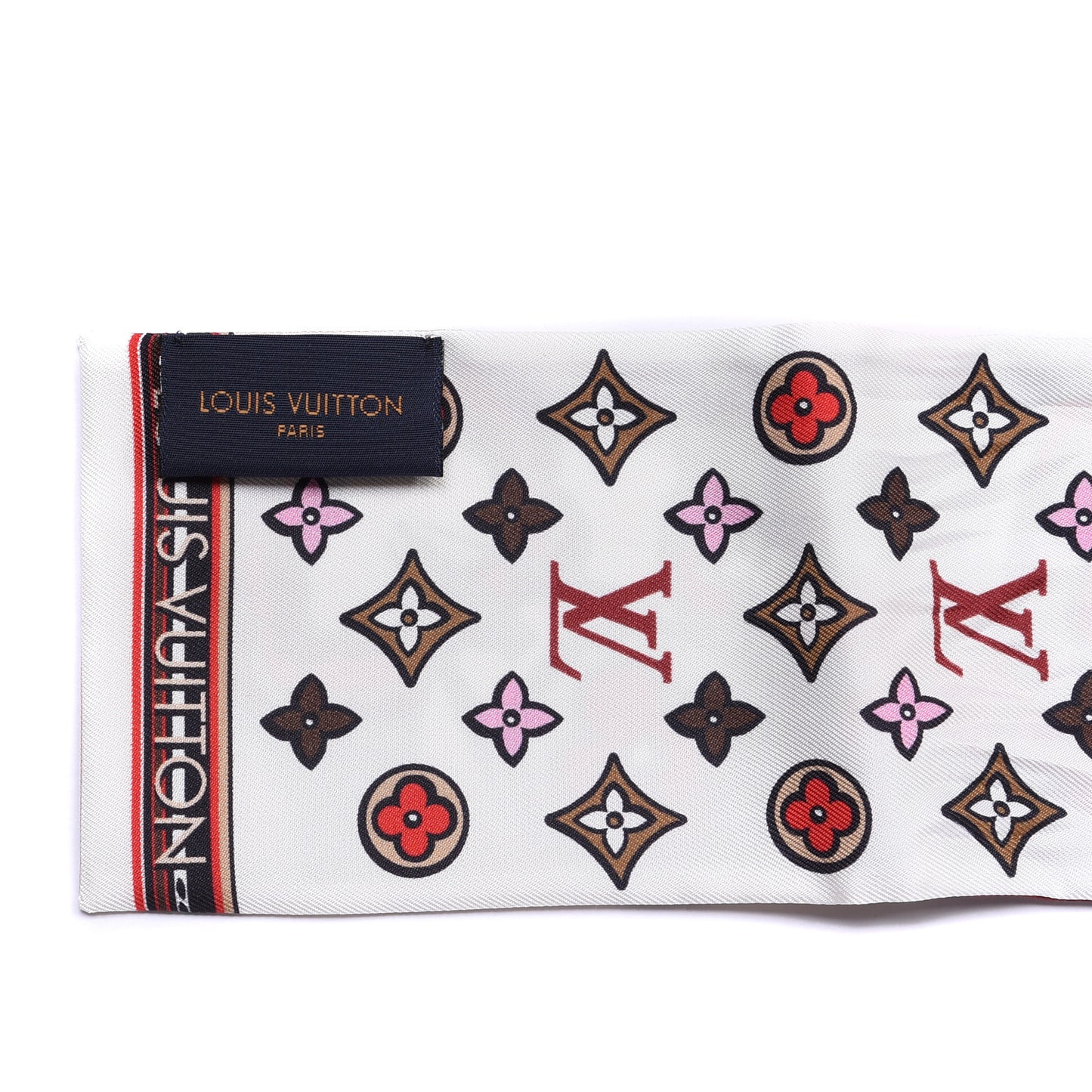 Silk Street Monogram Bandeau Beige