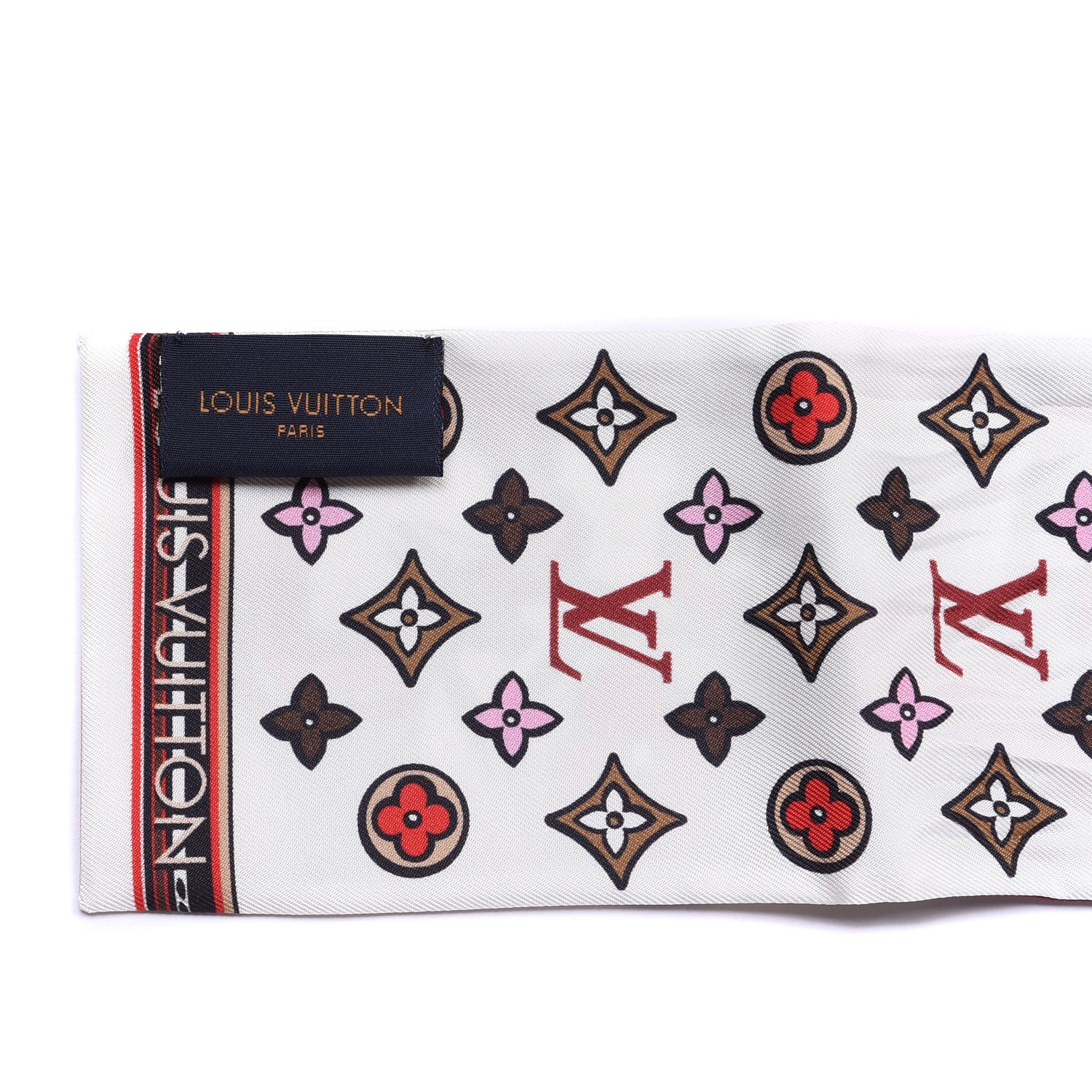 Louis Vuitton Silk Street Monogram Bandeau Beige 3 of 3