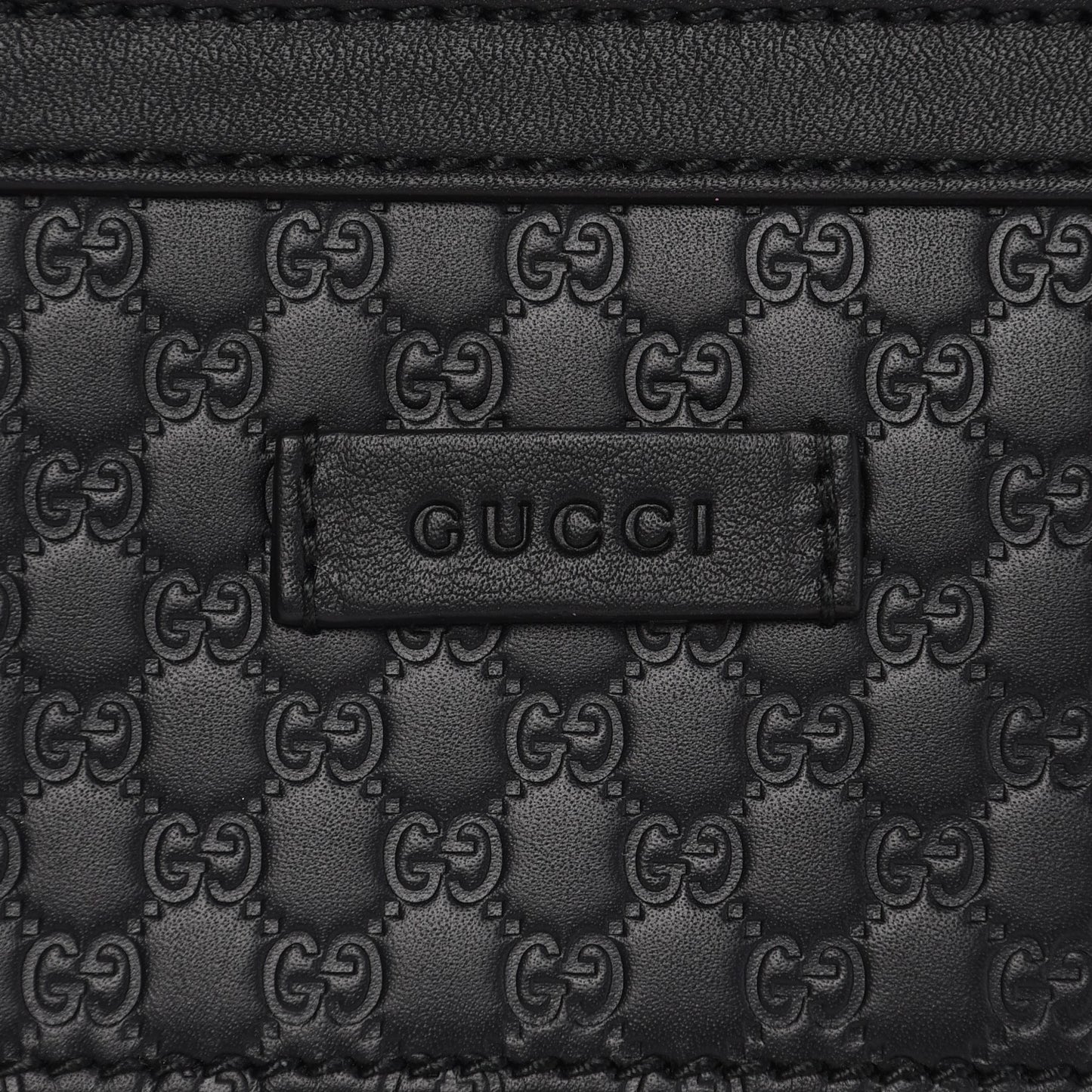 Soft Microguccissima Medium Tote Black