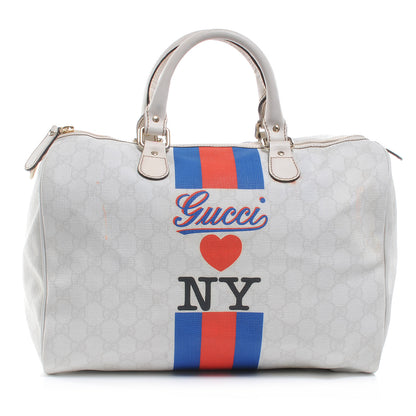 Gucci GG Plus Monogram Loves New York Medium Joy Boston 1 of 14
