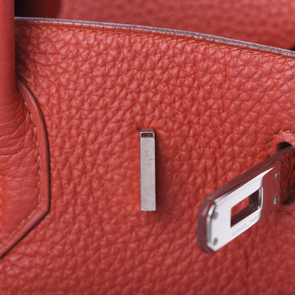 Hermes Togo Birkin 25 Rouge Garance 24 of 37