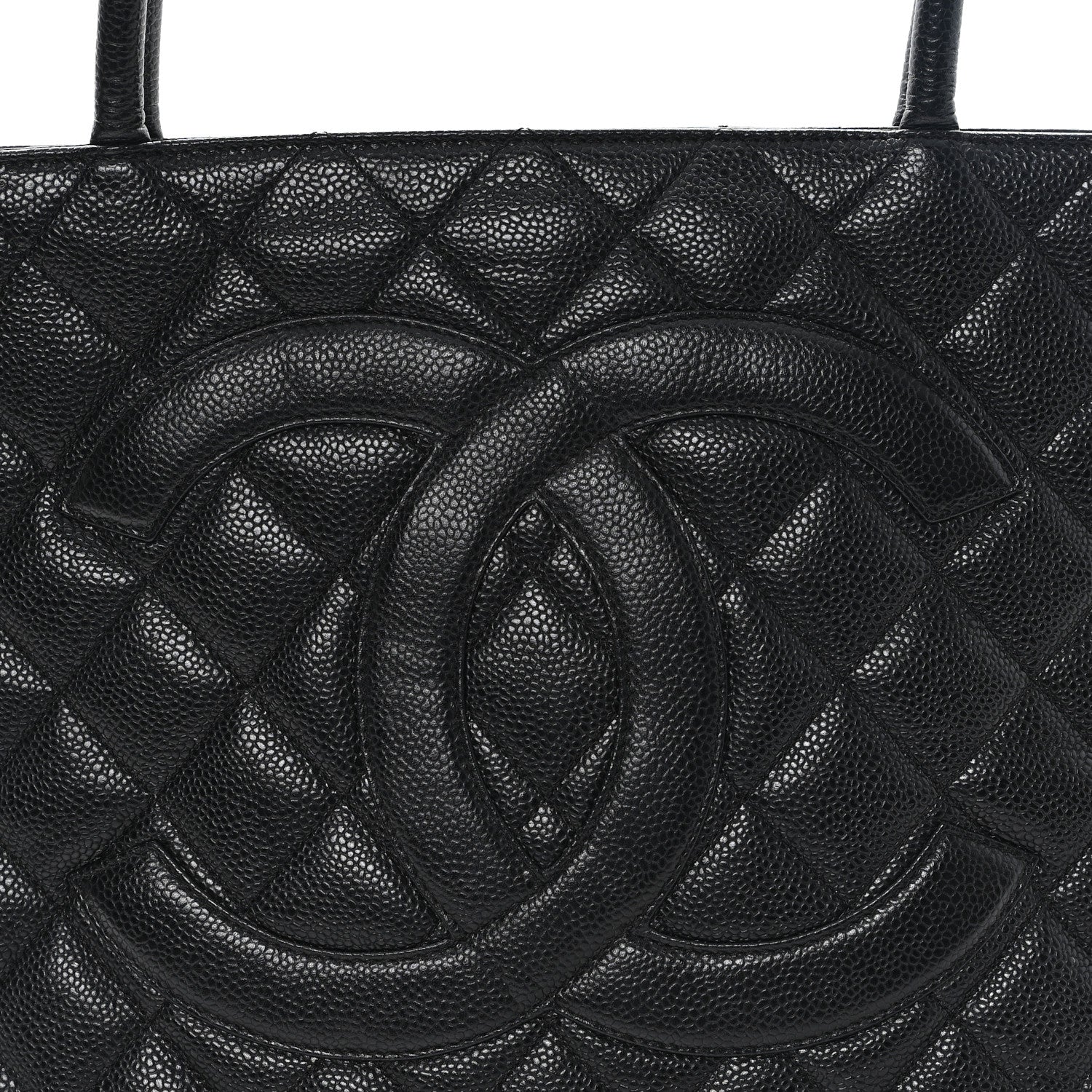 Chanel Caviar Quilted Medallion Tote Black 8 of 10