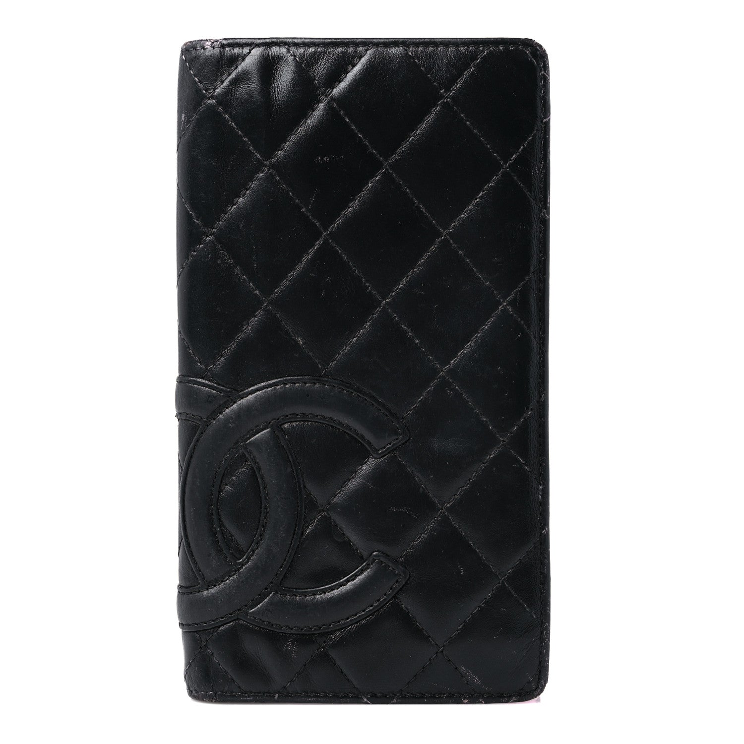 Chanel Calfskin Quilted Cambon Yen Wallet Black 1 of 17