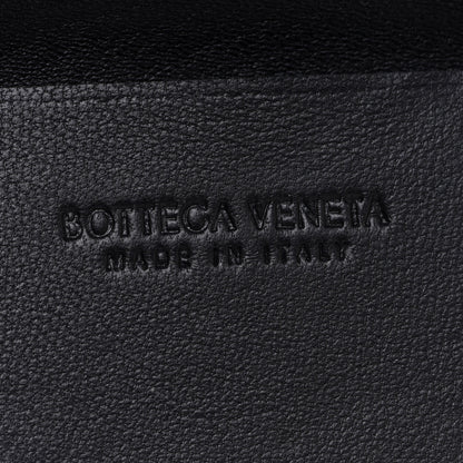 Bottega Veneta Lambskin Maxi Intrecciato Extra Mini Cassette Crossbody Bag Black 6 of 8