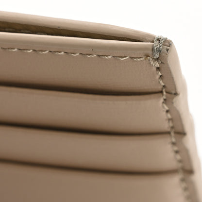Celine Shiny Calfskin Triomphe Card Holder Taupe 8 of 10