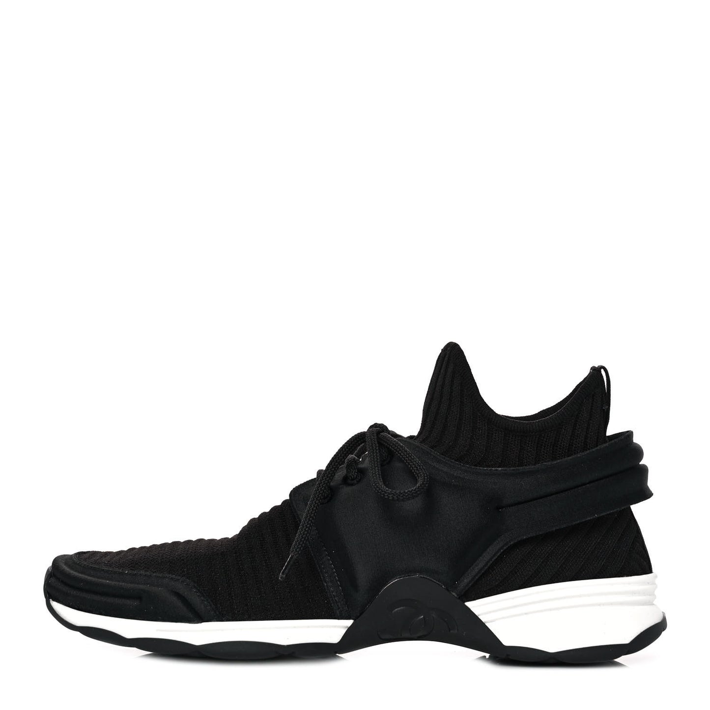 Stretch Fabric Womens CC Sneakers 39 Black