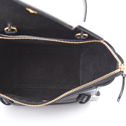 Celine Grained Calfskin Micro Belt Bag Black 4 of 11