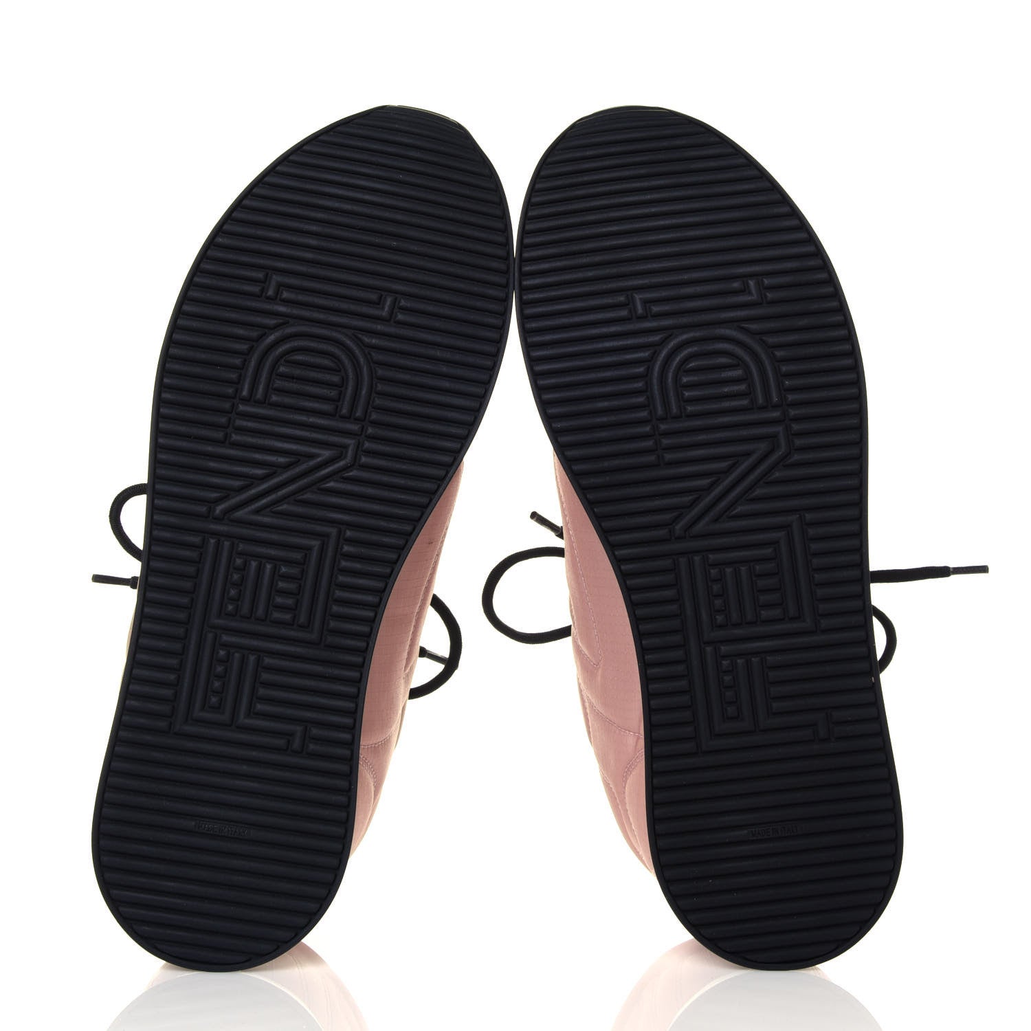 Fendi Nylon FFreedom Sneakers 37.5 White Rosa 5 of 7