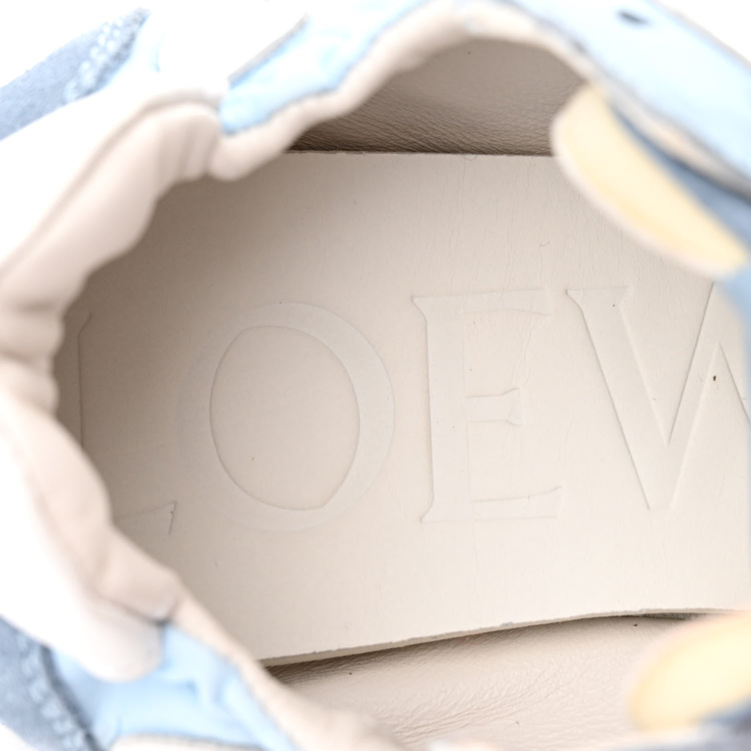 Loewe Calfskin Suede Ballet Runner Sneakers 37 Blue White 7 of 11