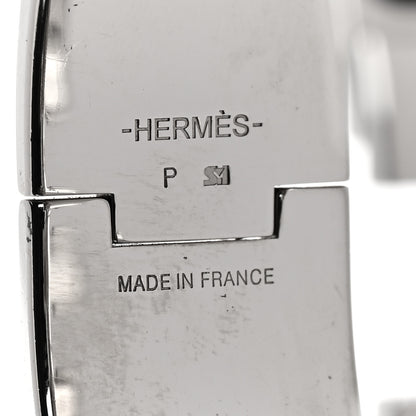 Hermes Enamel Wide Clic Clac H Bracelet PM Black 4 of 5