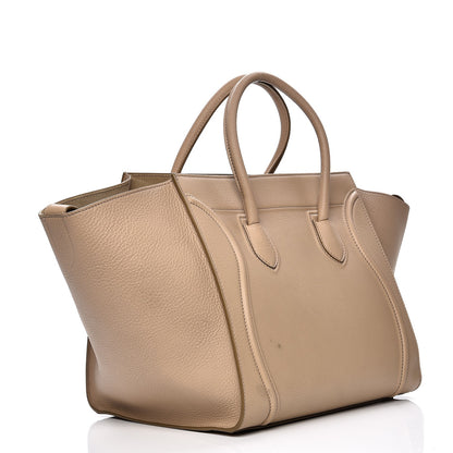 Celine Baby Grained Calfskin Medium Phantom Luggage Beige 3 of 7
