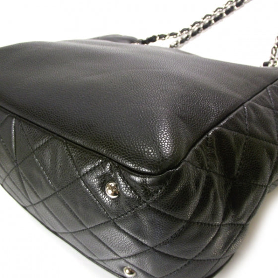 Caviar Large Tote Black