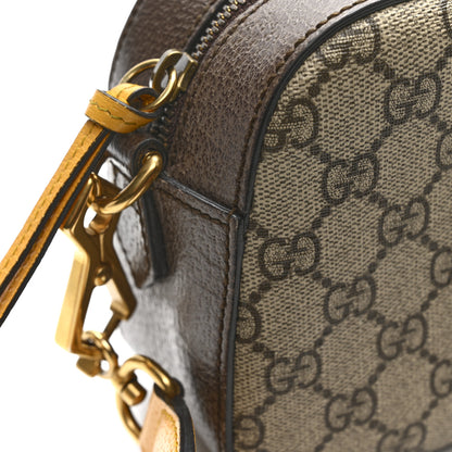 Gucci GG Supreme Monogram Web Neo Vintage Shoulder Bag Beige New Acero Crop 13 of 15