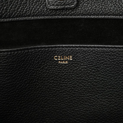 Celine Grained Calfskin Triomphe Mini Cabas Anais Black 6 of 11