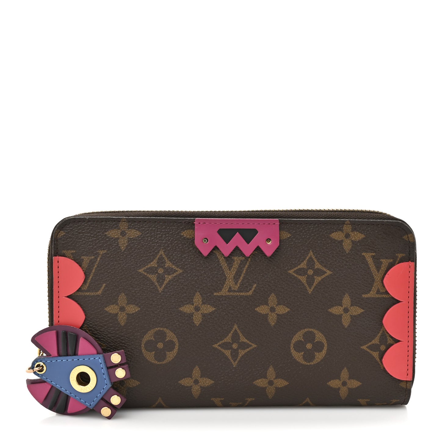 Monogram Totem Zippy Wallet Flamingo