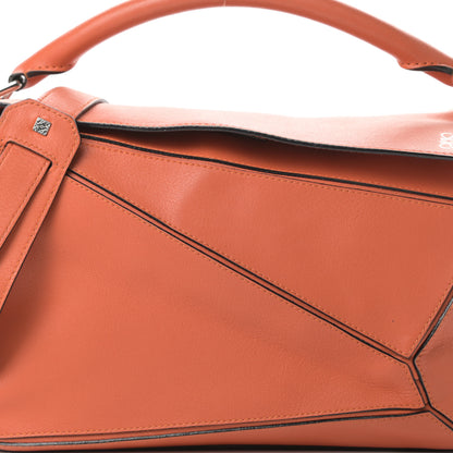 Loewe Calfskin Medium Puzzle Bag Coral 8 of 16