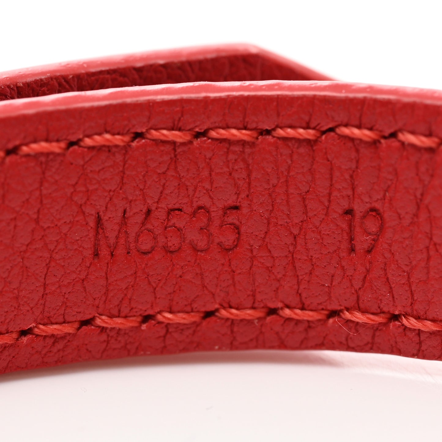 Calfskin Monogram Blooming Bracelet 19 Red