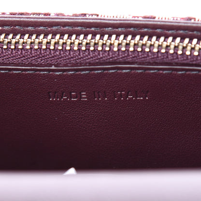 Christian Dior Oblique Saddle Belt Bag Bordeaux 10 of 11