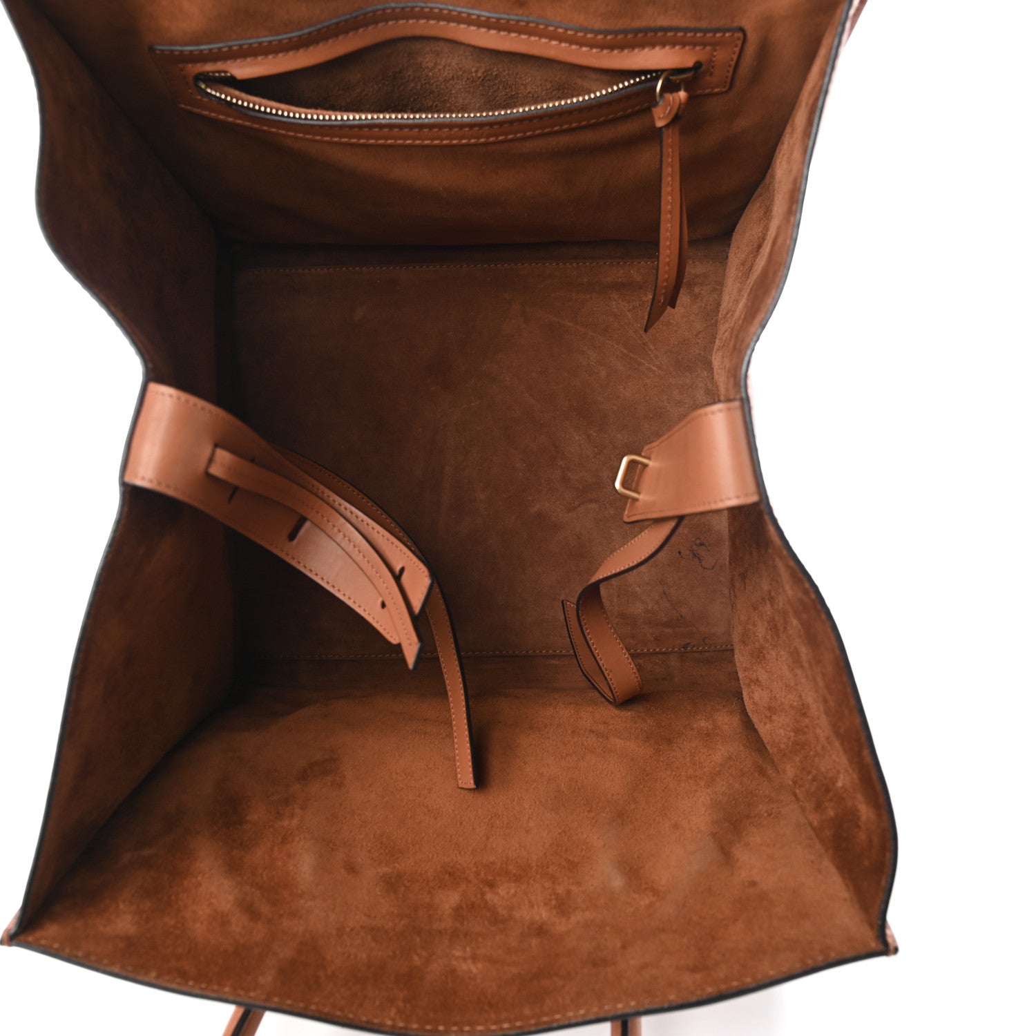 Celine Natural Calfskin Medium Phantom Luggage Tan 5 of 9