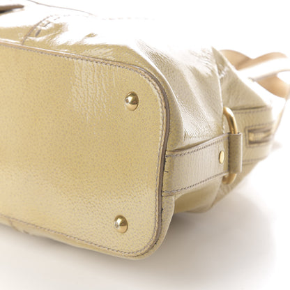 Saint Laurent Patent Large Muse Beige 7 of 11