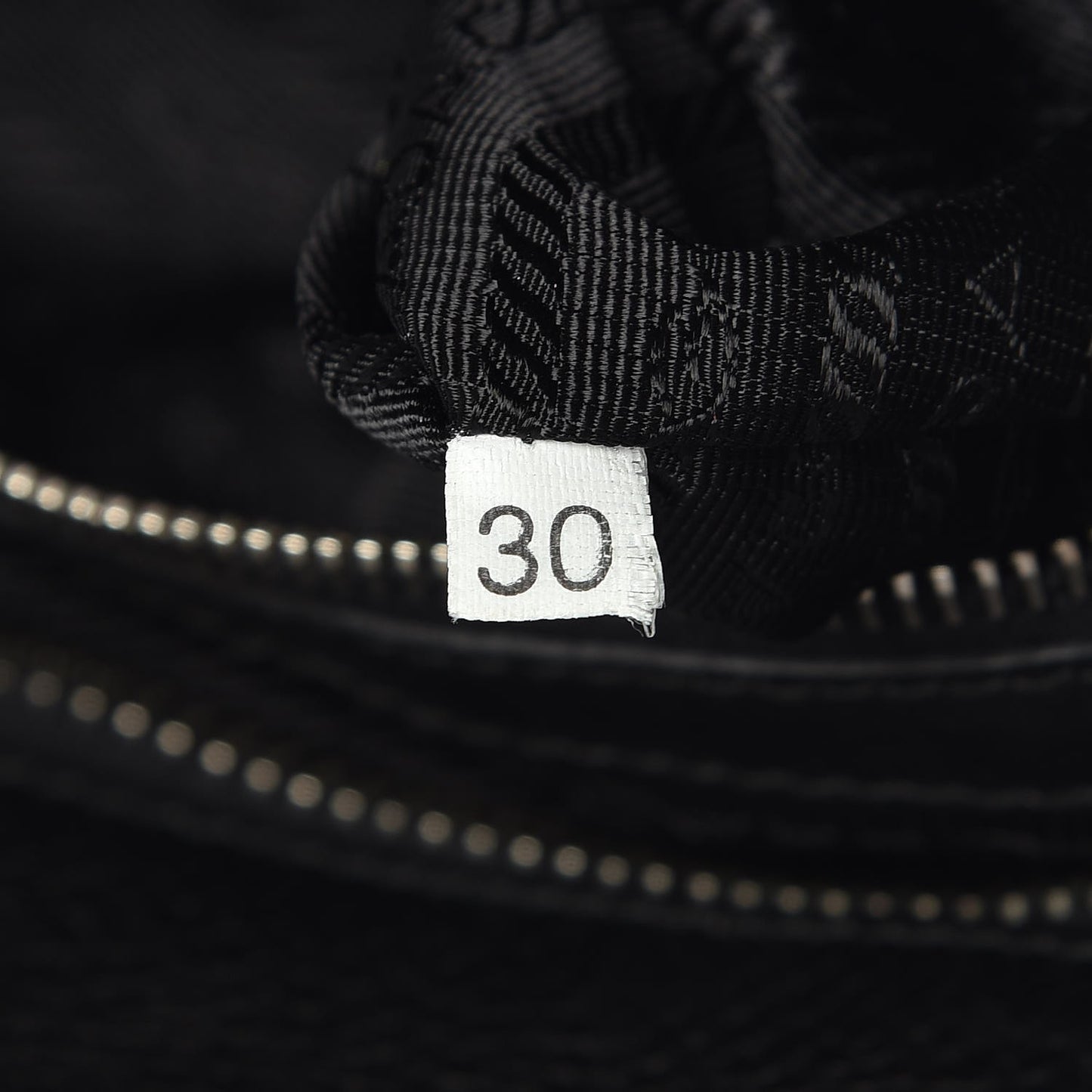 Vitello Daino Print Logo Bowler Black