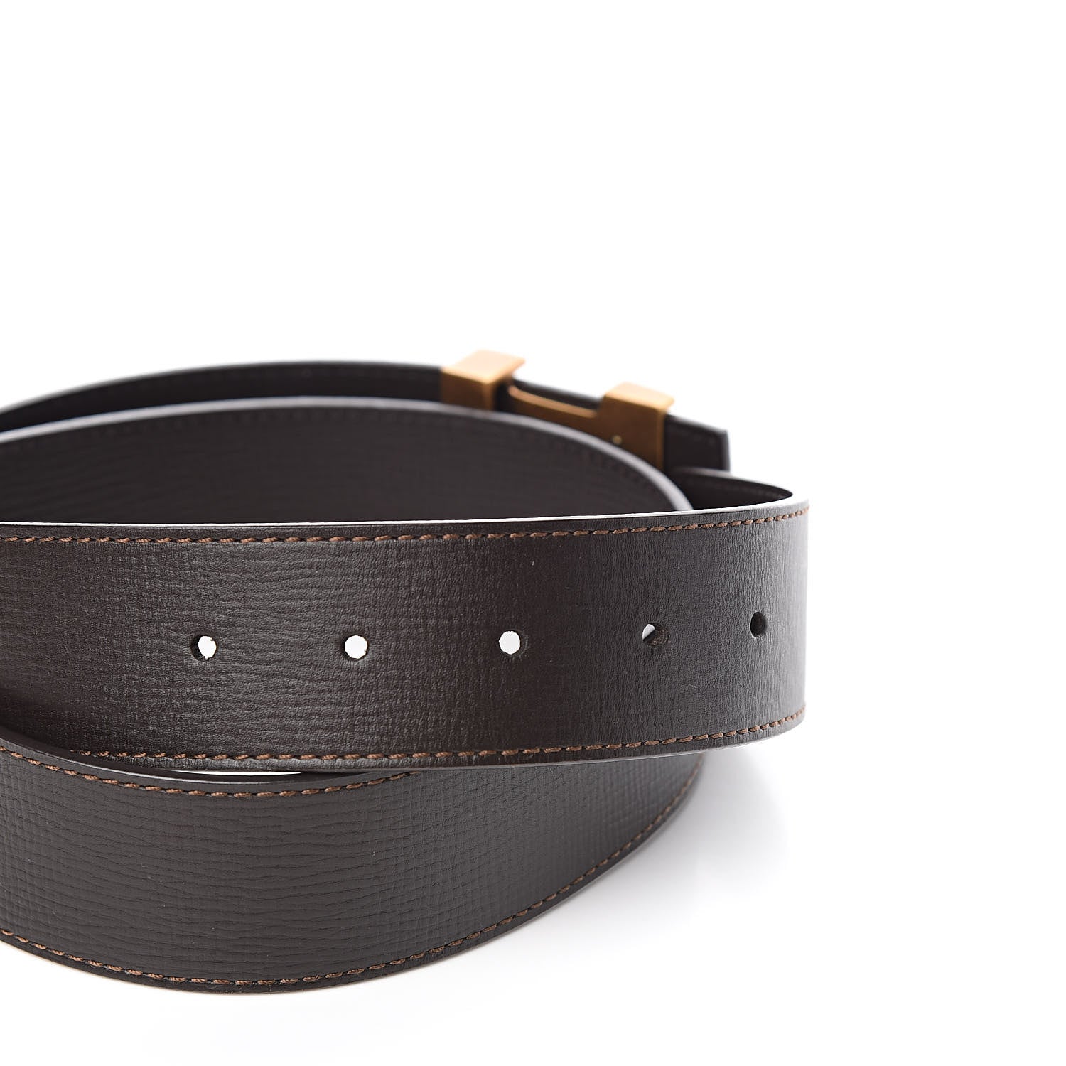 Louis Vuitton Utah LV Initiales 40mm Belt 85 34 Coffee 4 of 7