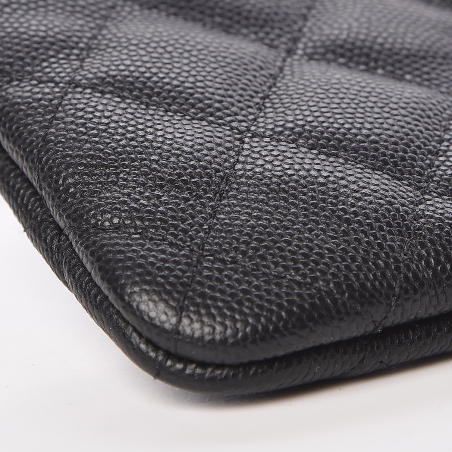 Chanel Caviar Quilted Small Cosmetic Case Black 8 of 10
