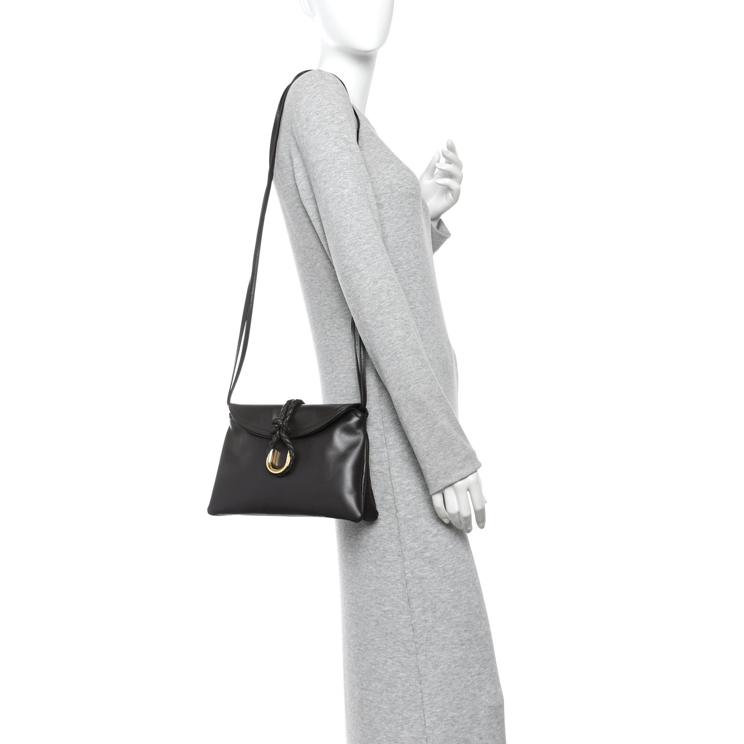 Bottega Veneta Smooth Calfskin Small Liberta Shoulder Bag Fondant 2 of 10