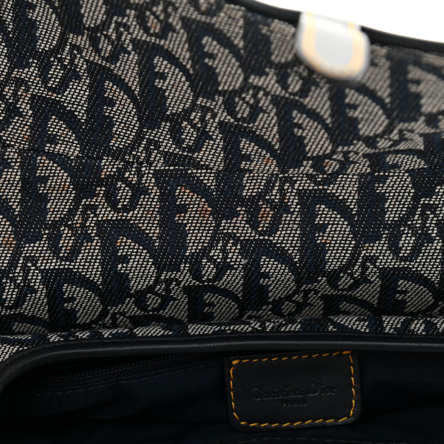 Monogram Saddle Bag Blue