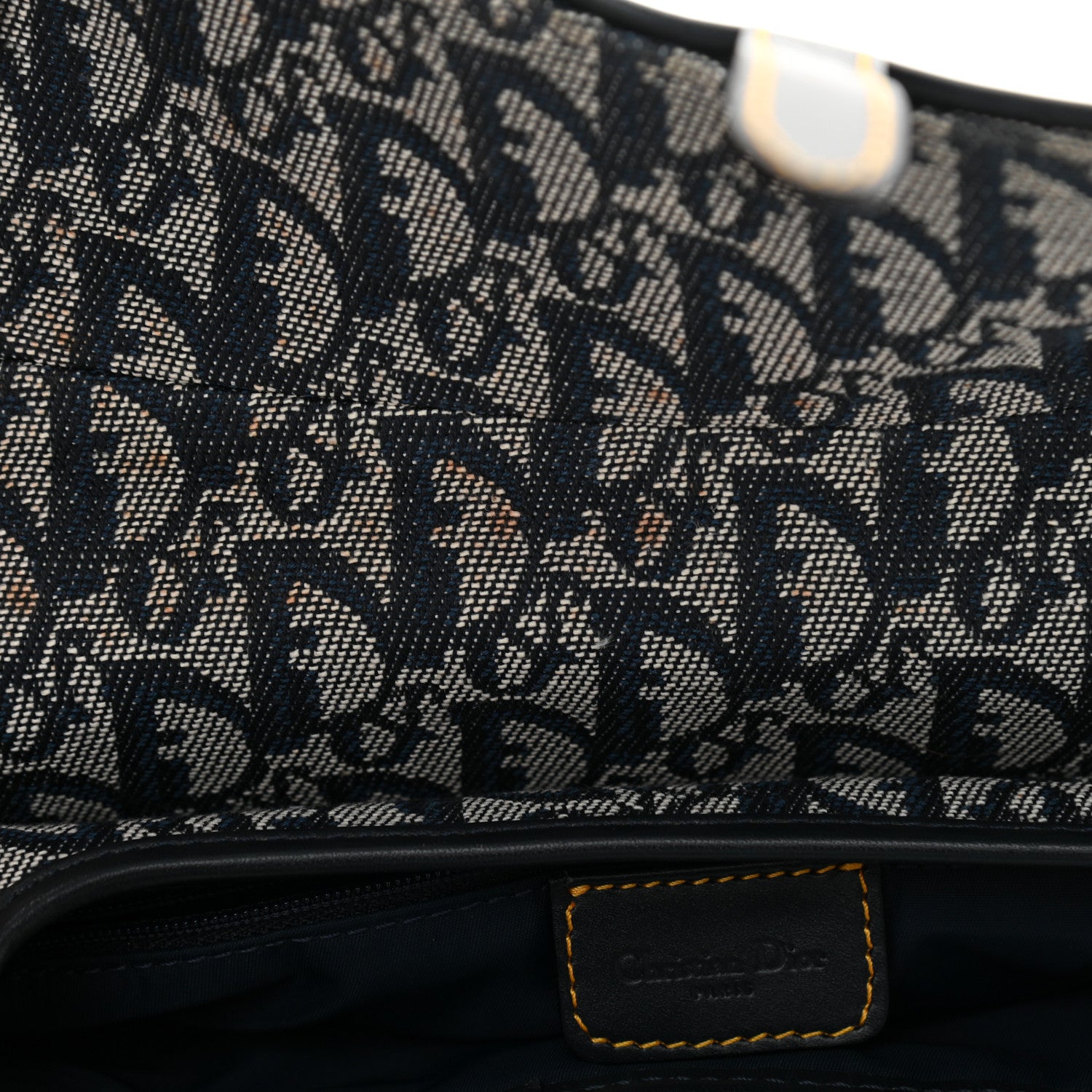 Christian Dior Monogram Saddle Bag Blue 13 of 13