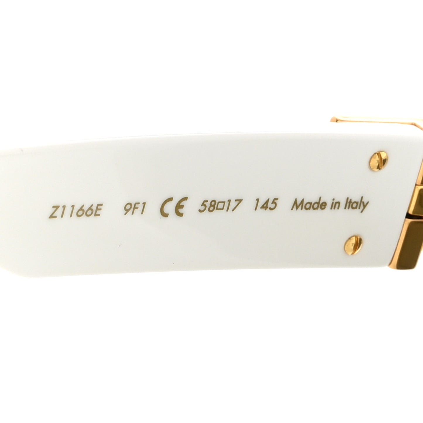 Acetate 1.1 Millionaires Z1166W Sunglasses White