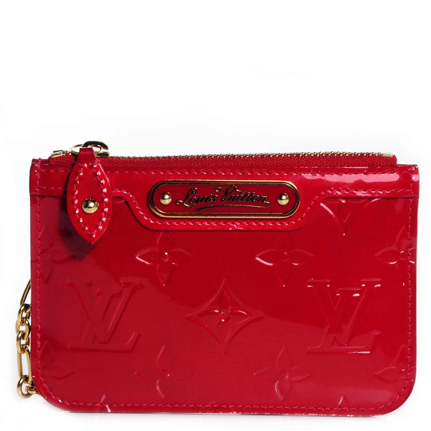 Louis Vuitton Vernis Key Pouch Pomme D'Amour 1 of 7