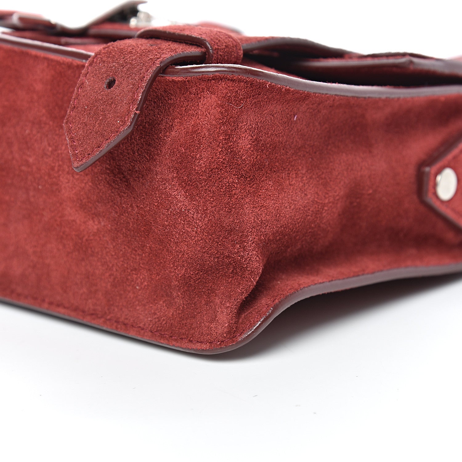 Proenza Schouler Suede PS1 Mini Pouch Messenger Bag Midnight Plum 11 of 13