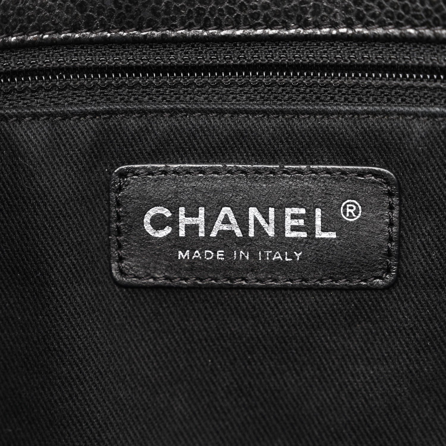 Chanel Soft Caviar Large Timeless CC Shoulder Bag Black 6 of 10