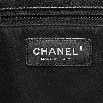 Chanel Soft Caviar Large Timeless CC Shoulder Bag Black 6 of 10