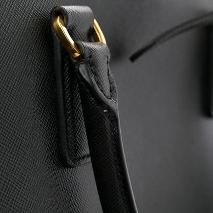 Prada Saffiano Lux Medium Galleria Double Zip Tote Black 13 of 13