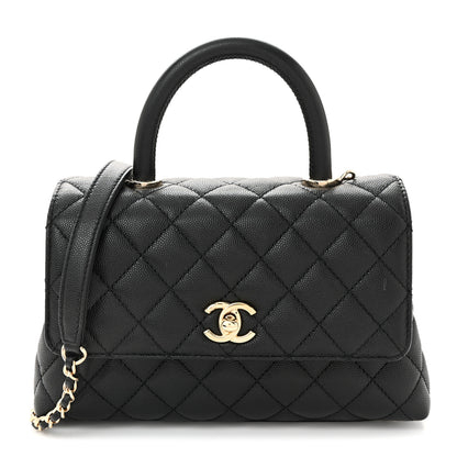 Chanel Caviar Quilted Mini Coco Handle Flap Black 1 of 10